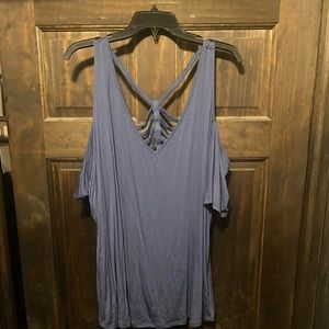 Lane Bryant Cute Cold Shoulder Shirt